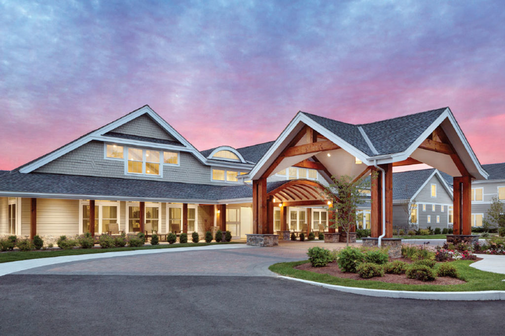 exterior shot of Maplewood at Brewster