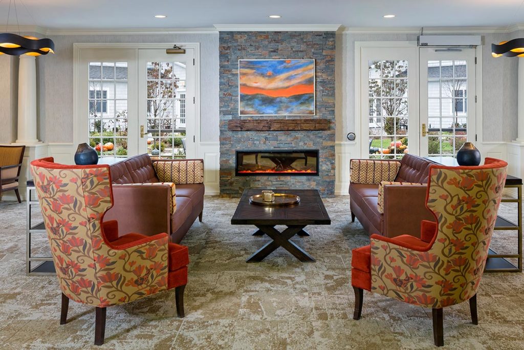 common area inside of Maplewood at Newtown