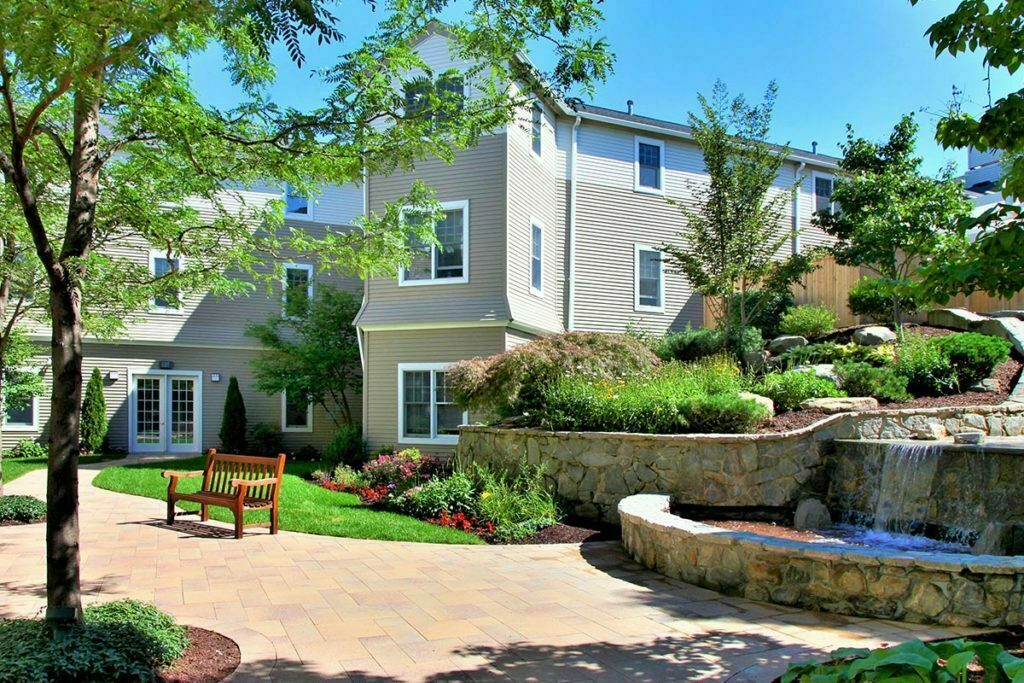 garden area outside of Maplewood at Orange