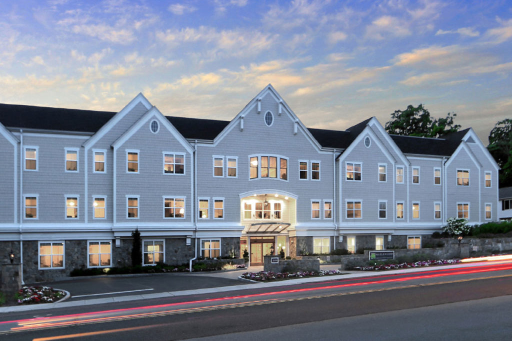exterior shot of Maplewood at Darien