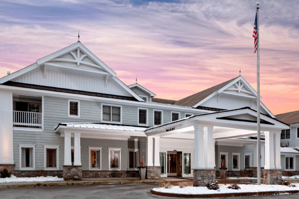 exterior shot of Maplewood at Weston
